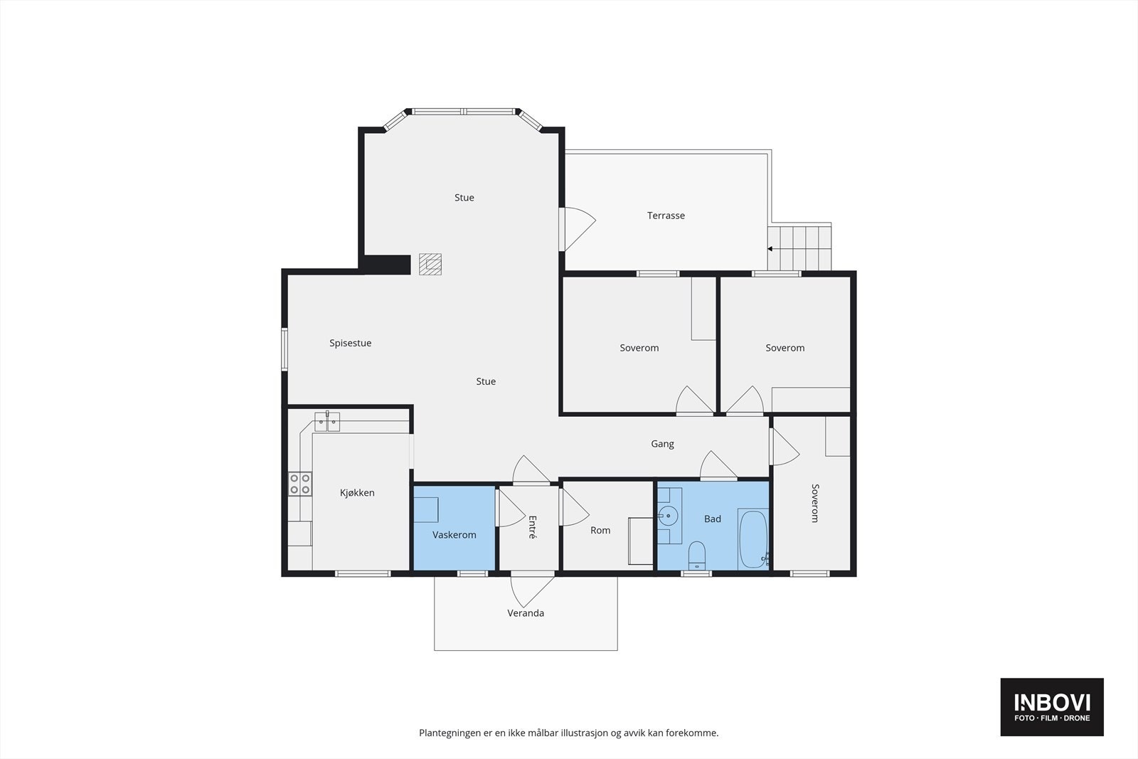 Plantegning for boligen. Galleribilde