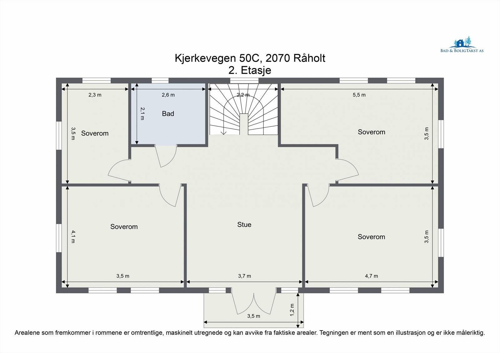 Plantegning 2. etasje. Galleribilde