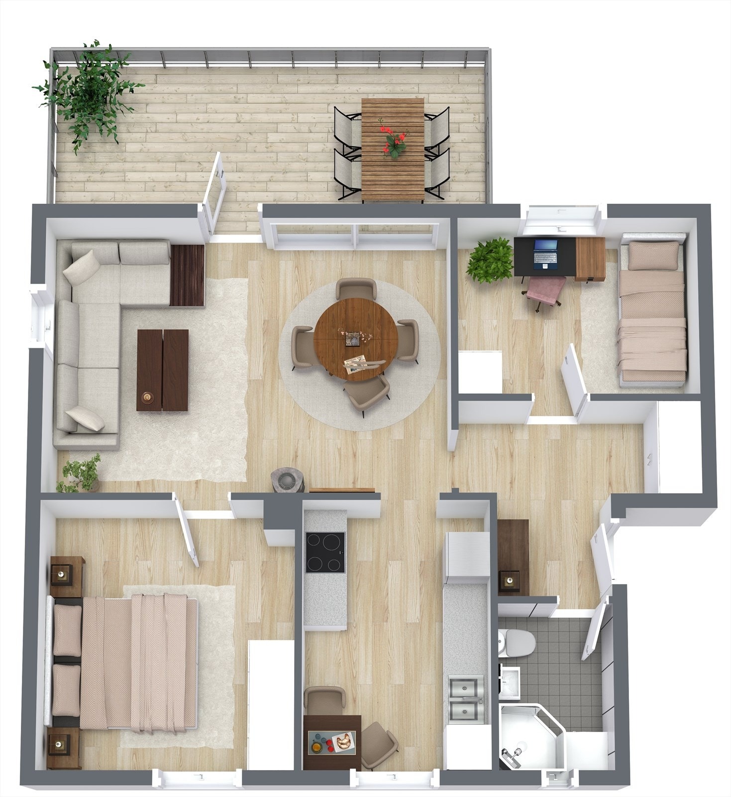 Planskisse 1. etg. Kun til illustrasjon - avvik vil forekomme Galleribilde