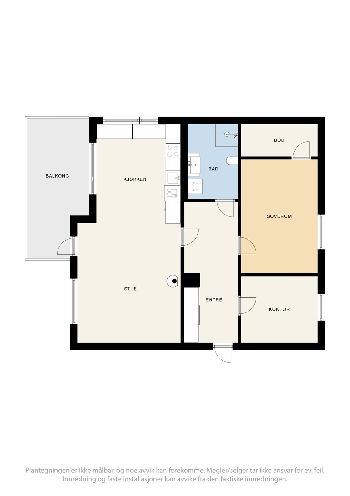 Plantegning Galleribilde