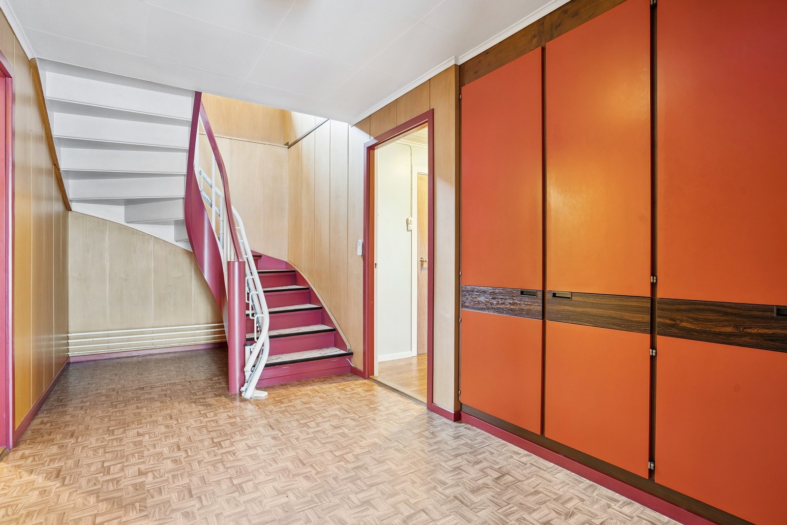 Gangen i underetasjen. Galleribilde