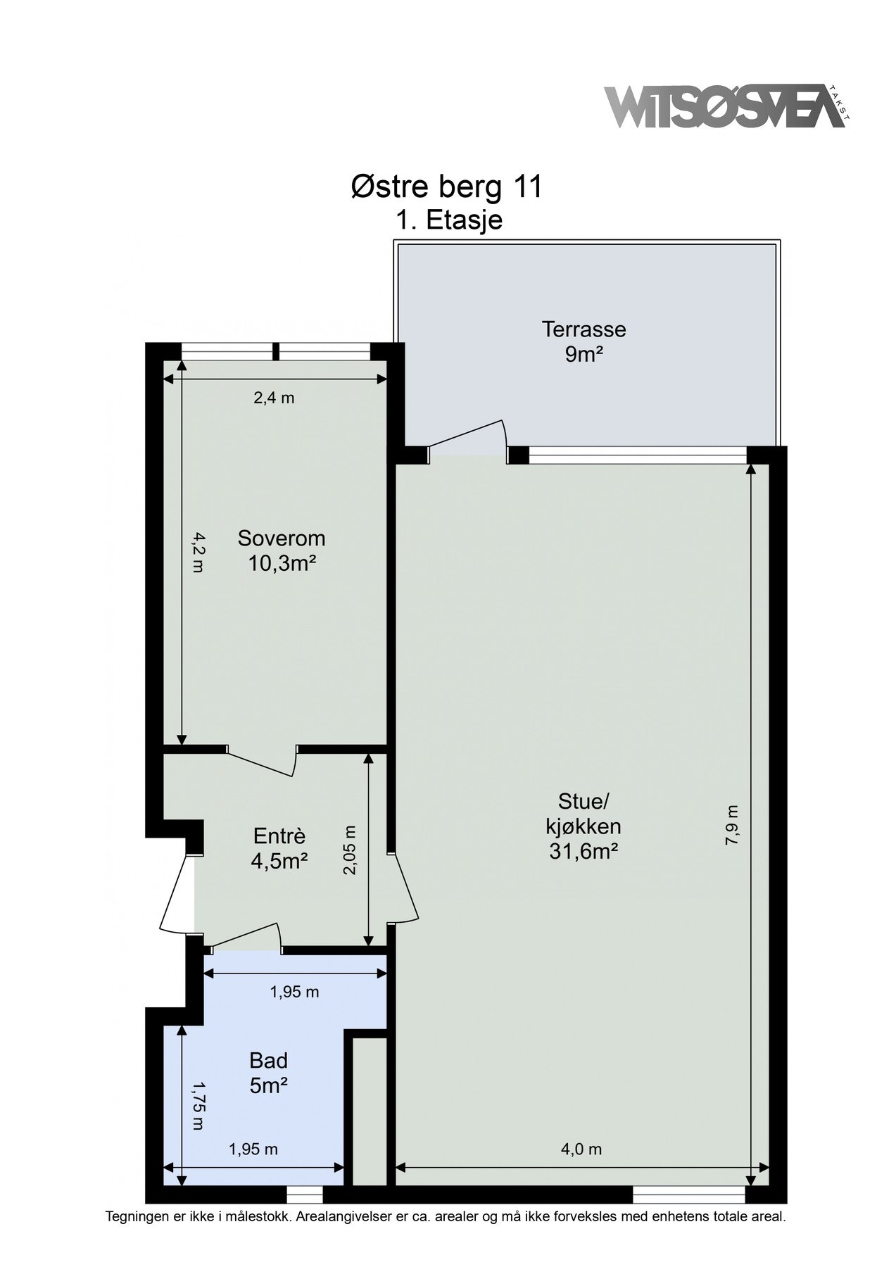 Planskisse - Det medfølger også 2 stk boder i kjeller Galleribilde