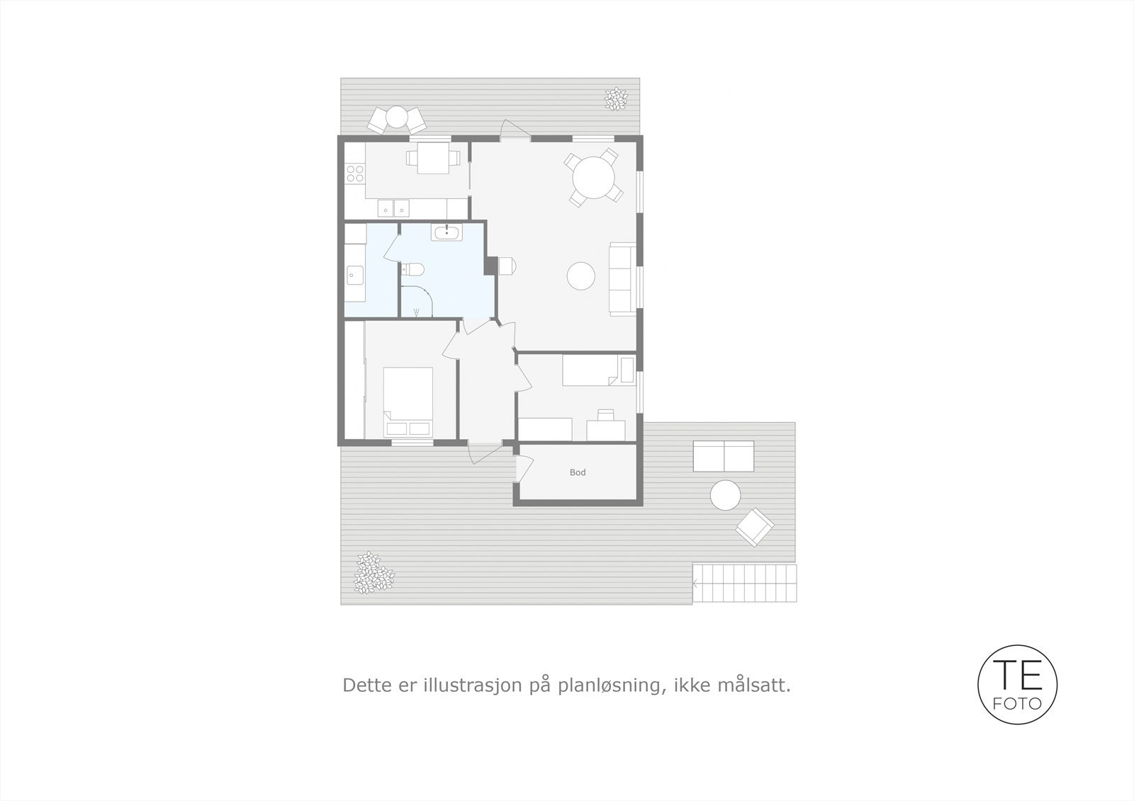 Plantegning Galleribilde