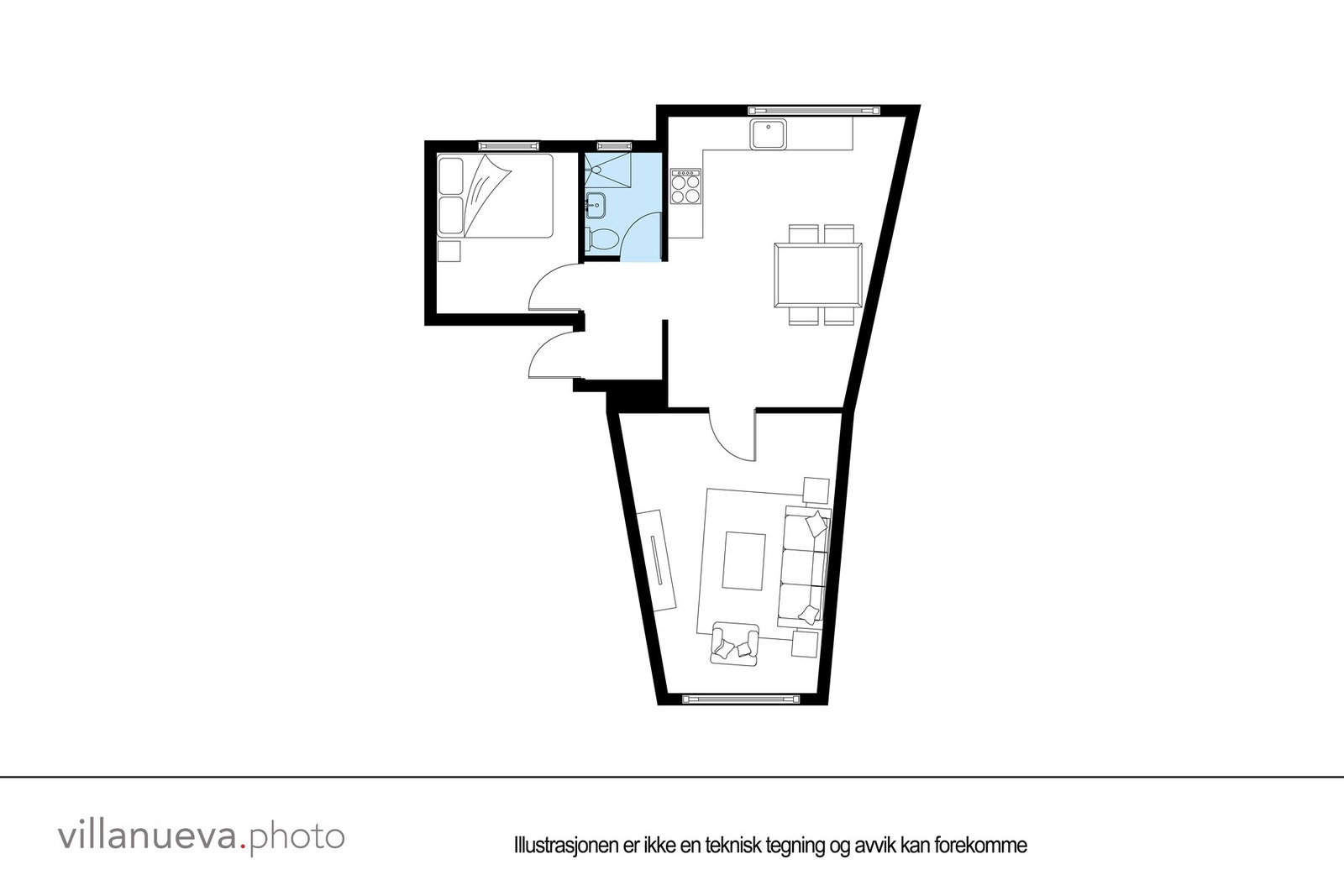 Plantegning - ikke målbar. Galleribilde