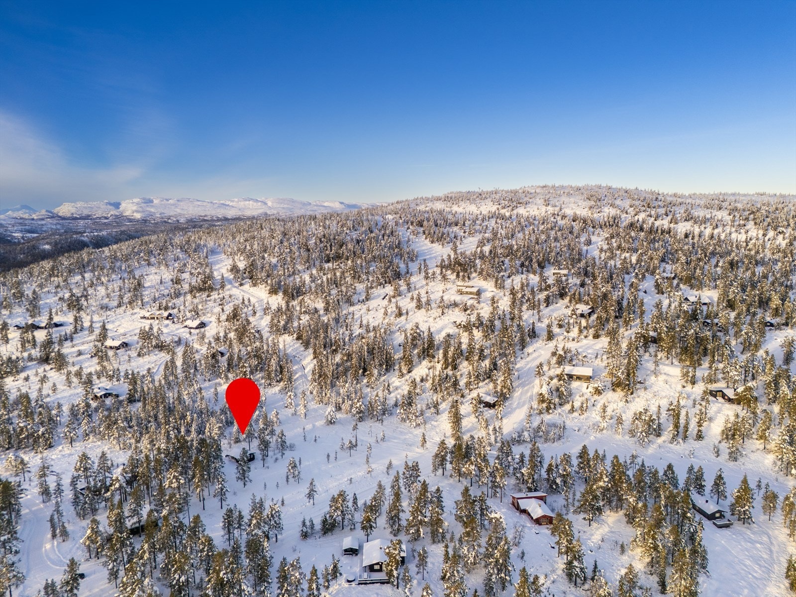 Oversiktsbilde vestover Galleribilde