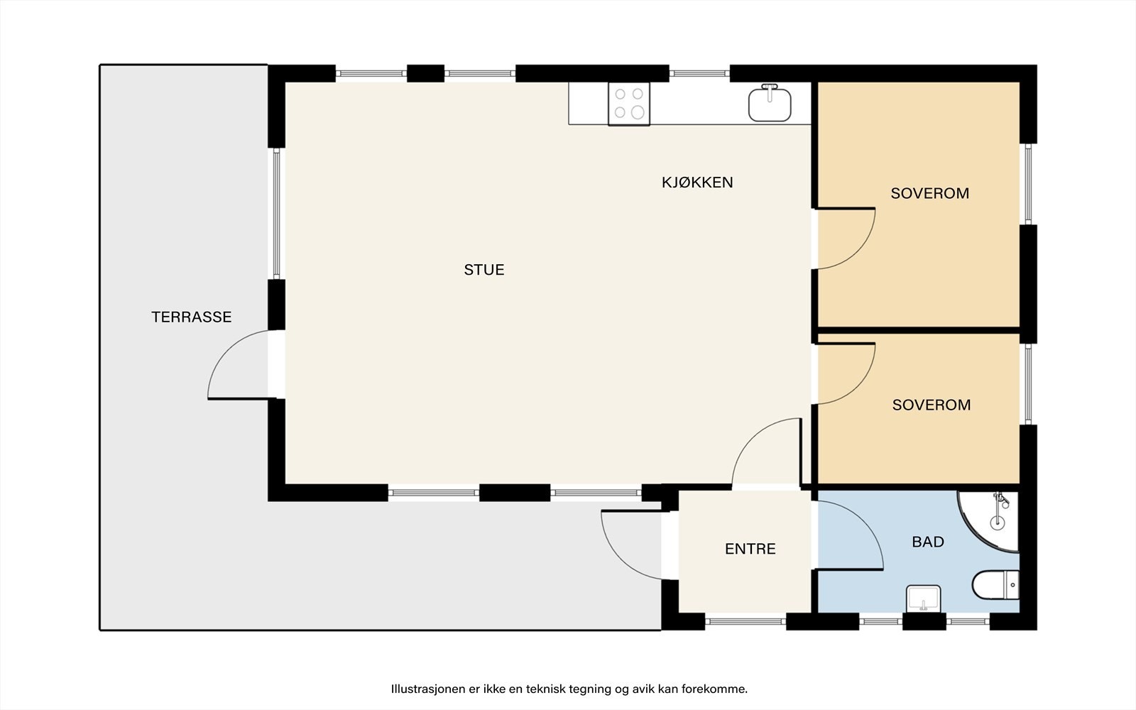Plantegning Galleribilde