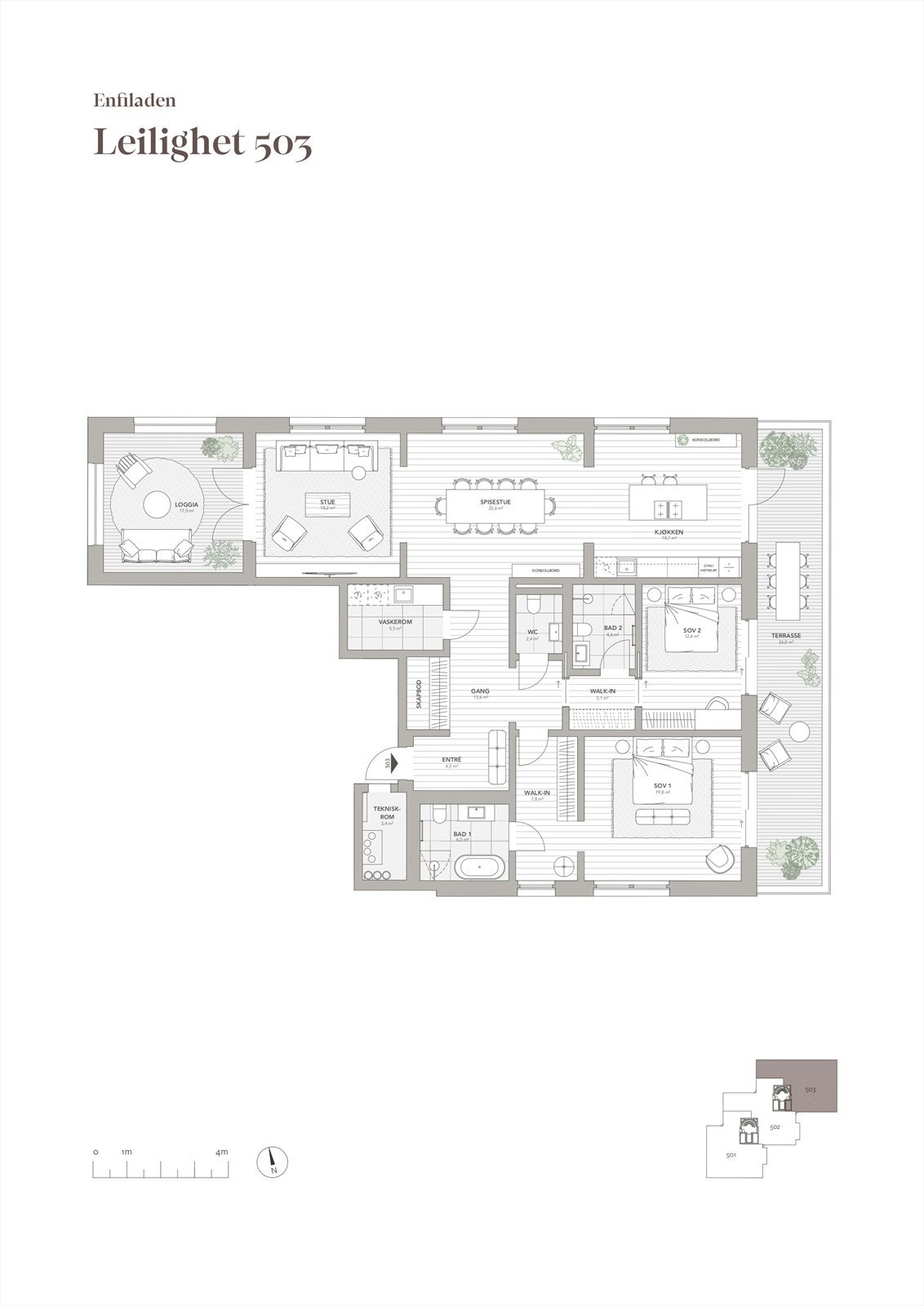 Leilighet 503 - Kontraktsposisjon Galleribilde