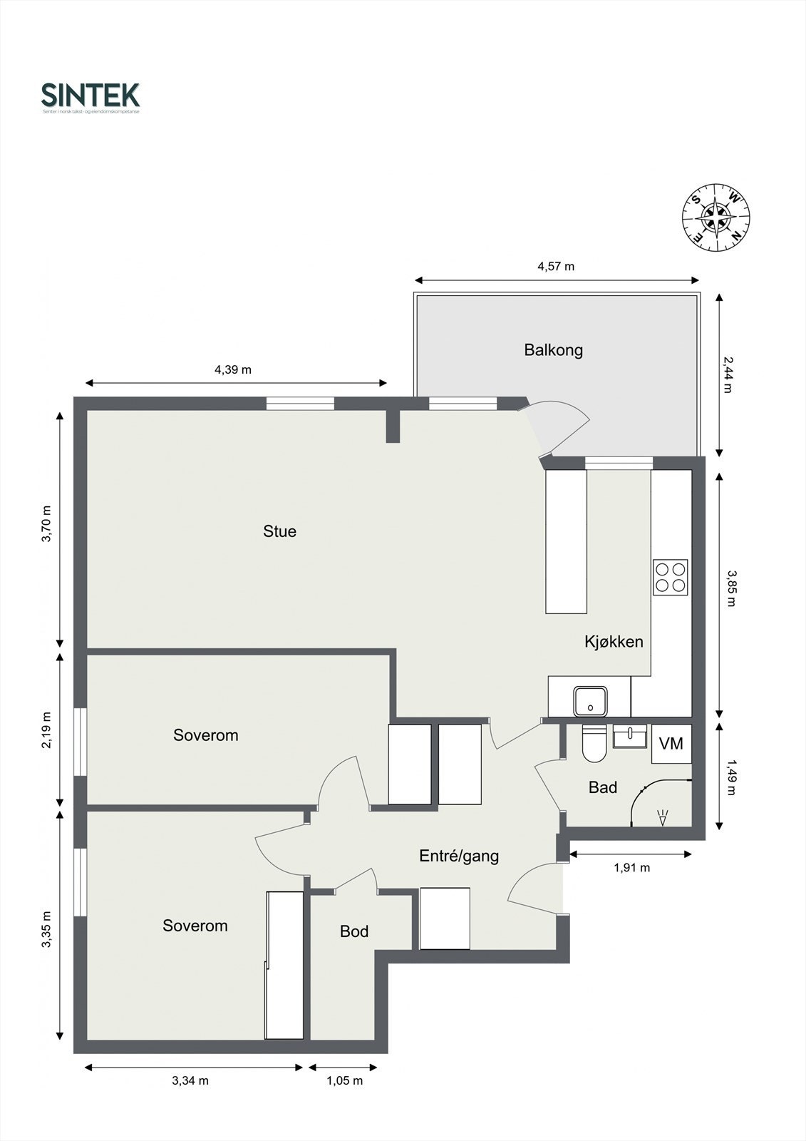 Plantegning. Galleribilde