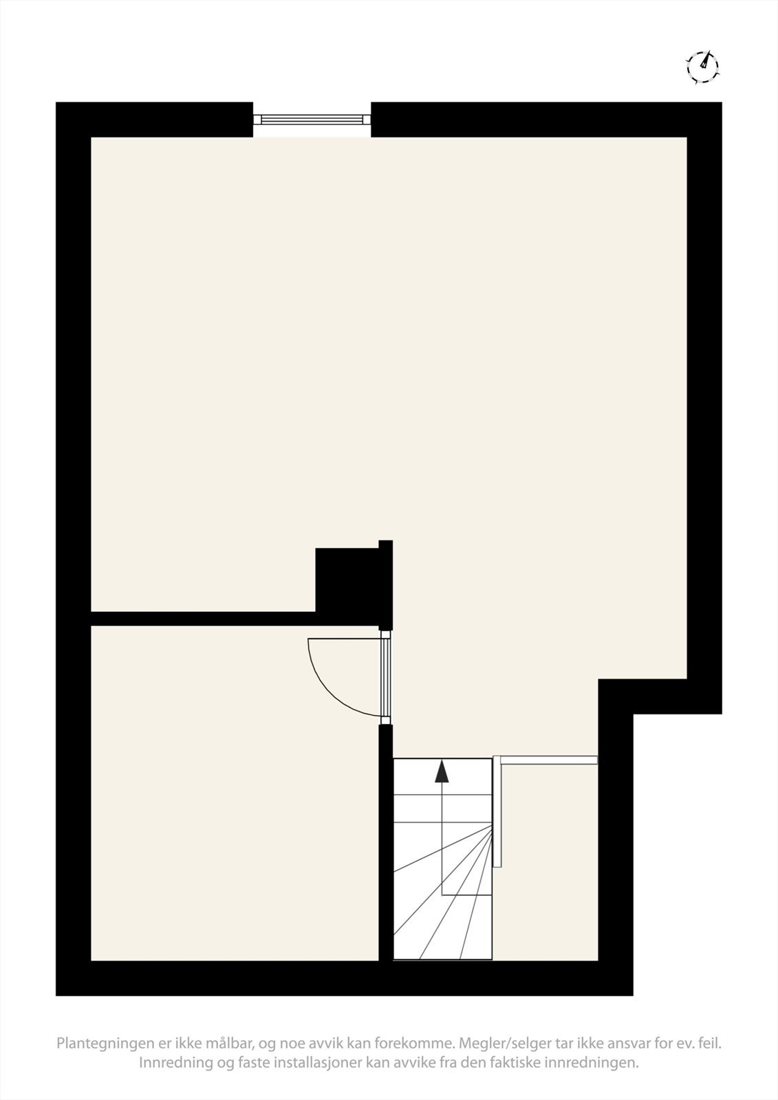 Plantegning loft ( Ikke godkjent innredet) Galleribilde
