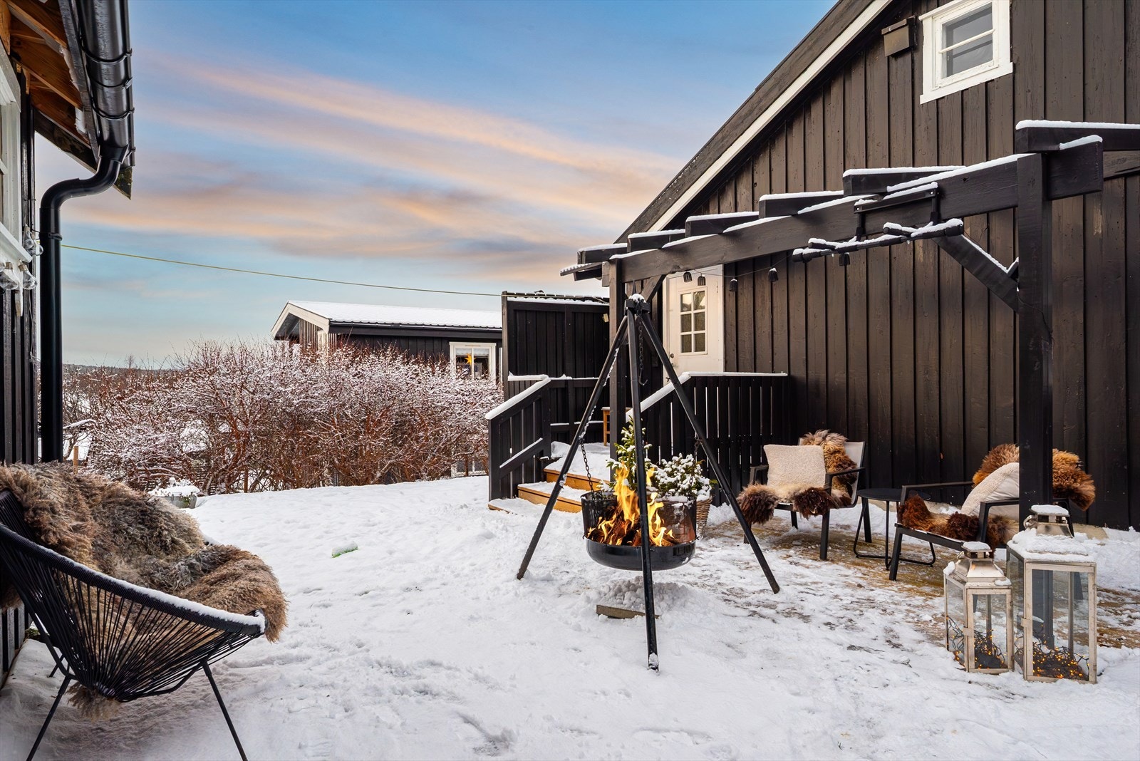 Pent opparbeidet uteområde. Galleribilde