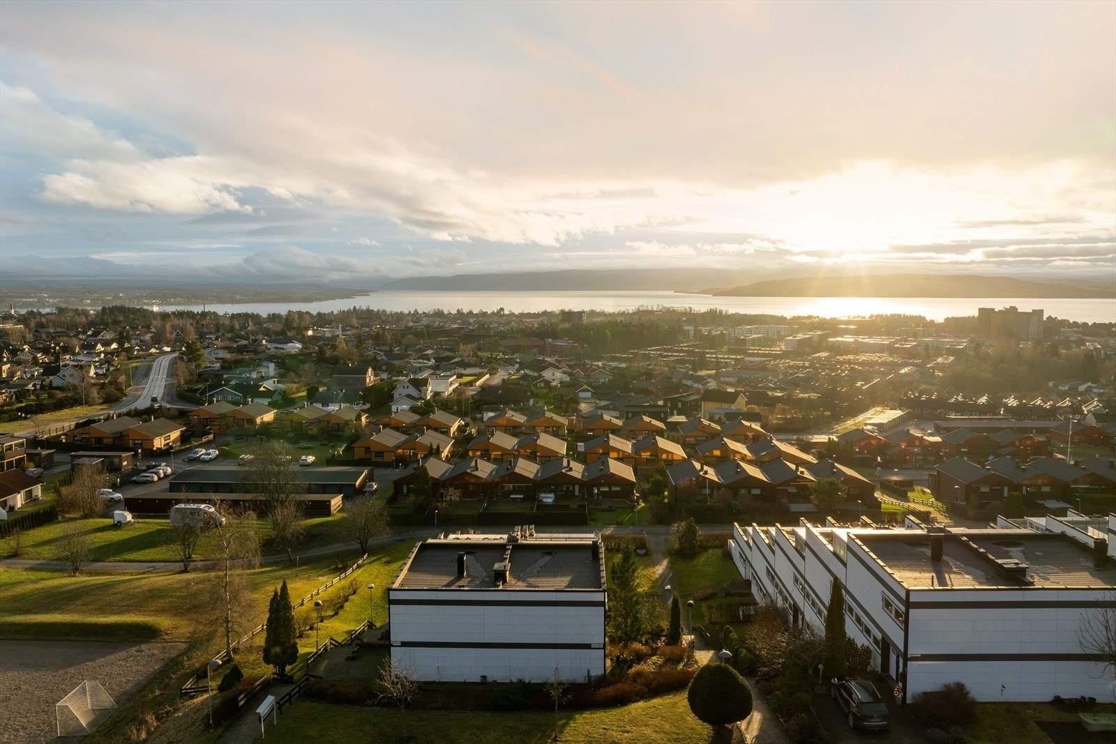 Borettslaget ligger fint til i Furuberget på Hamar vest. Galleribilde