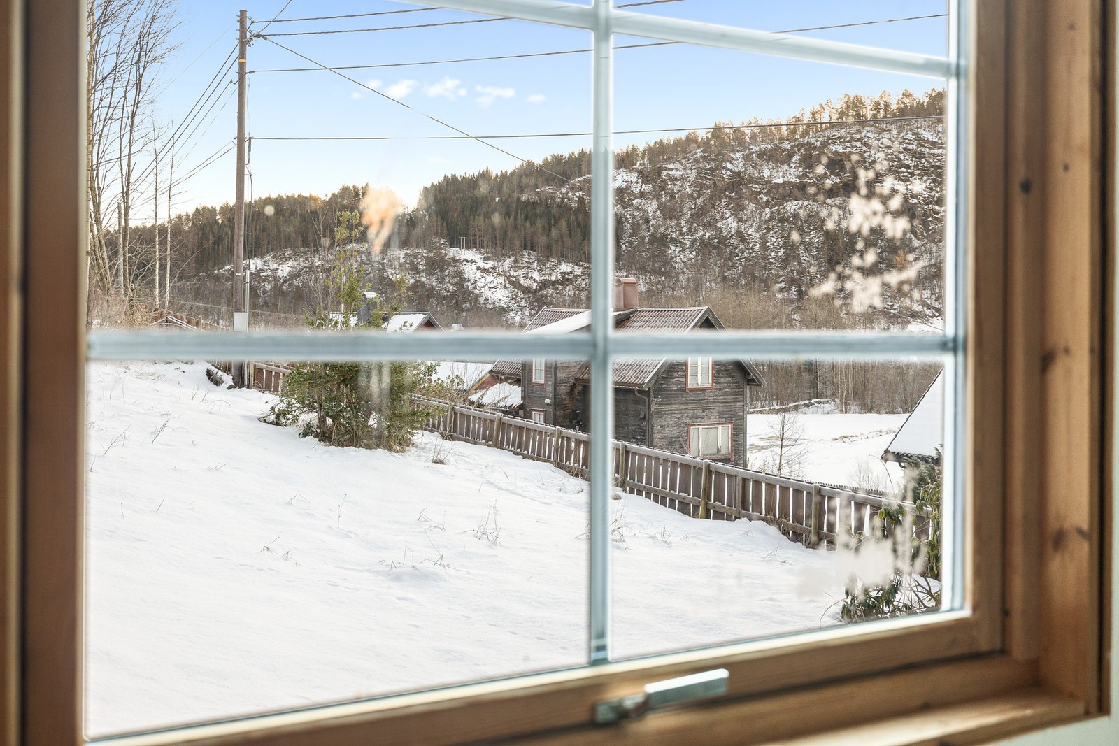 Utsikt fra kjøkkenvindu Galleribilde