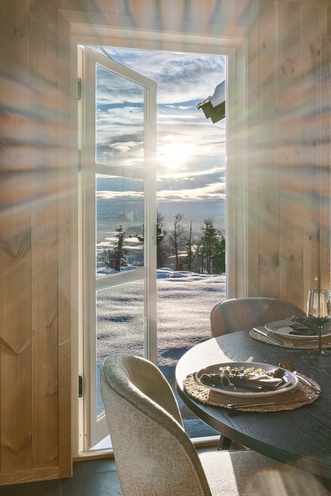 Direkte utgang også fra spiseplass Galleribilde