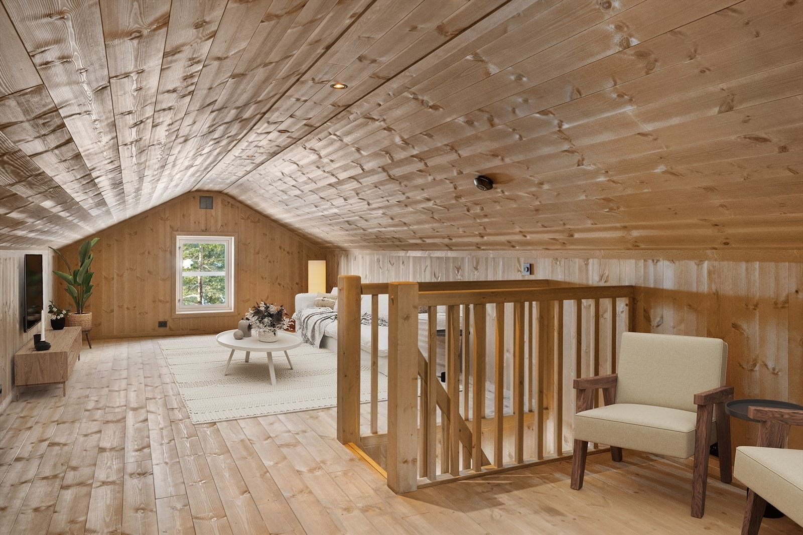 Loftsrom Galleribilde