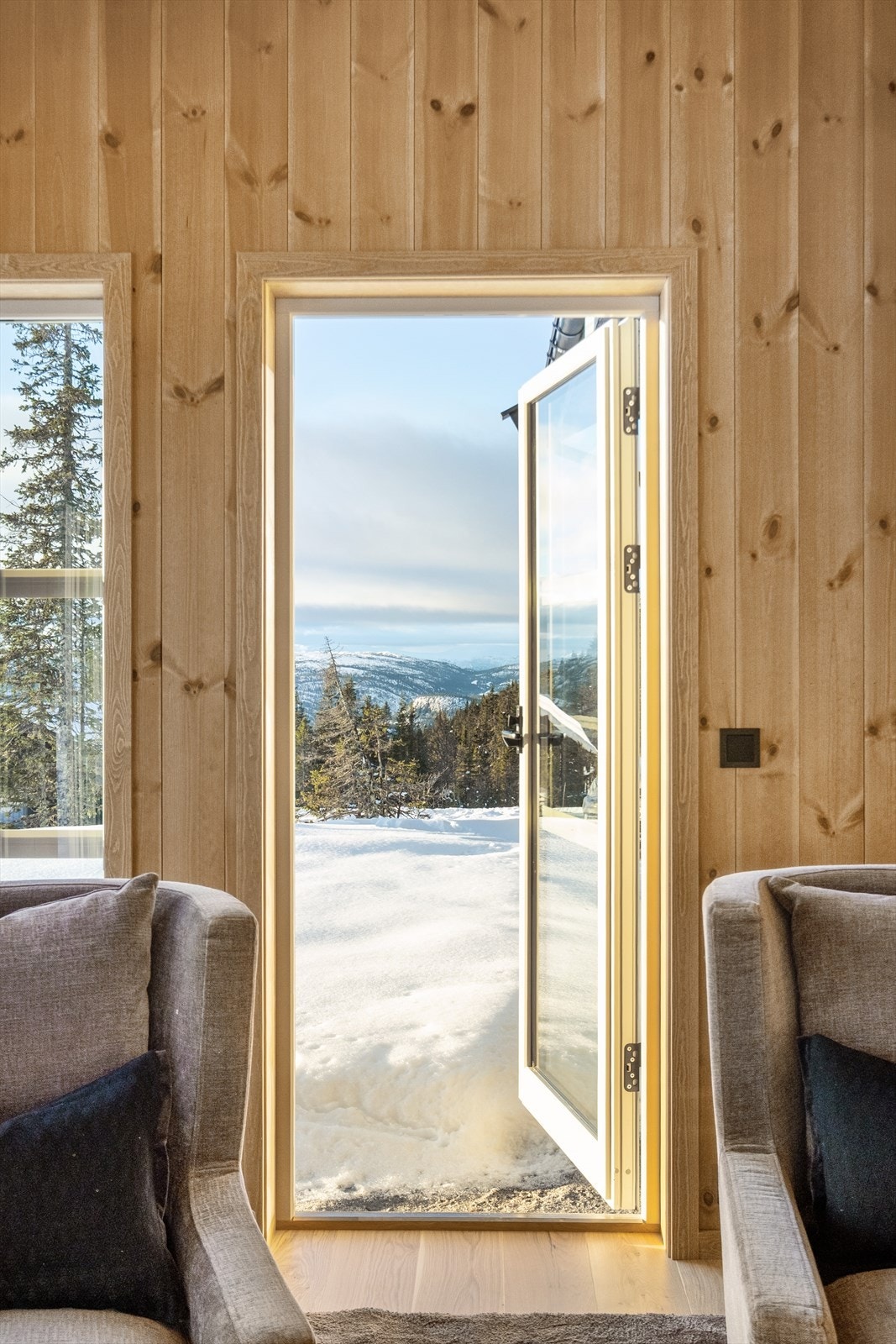 Direkte utgang fra stue Galleribilde