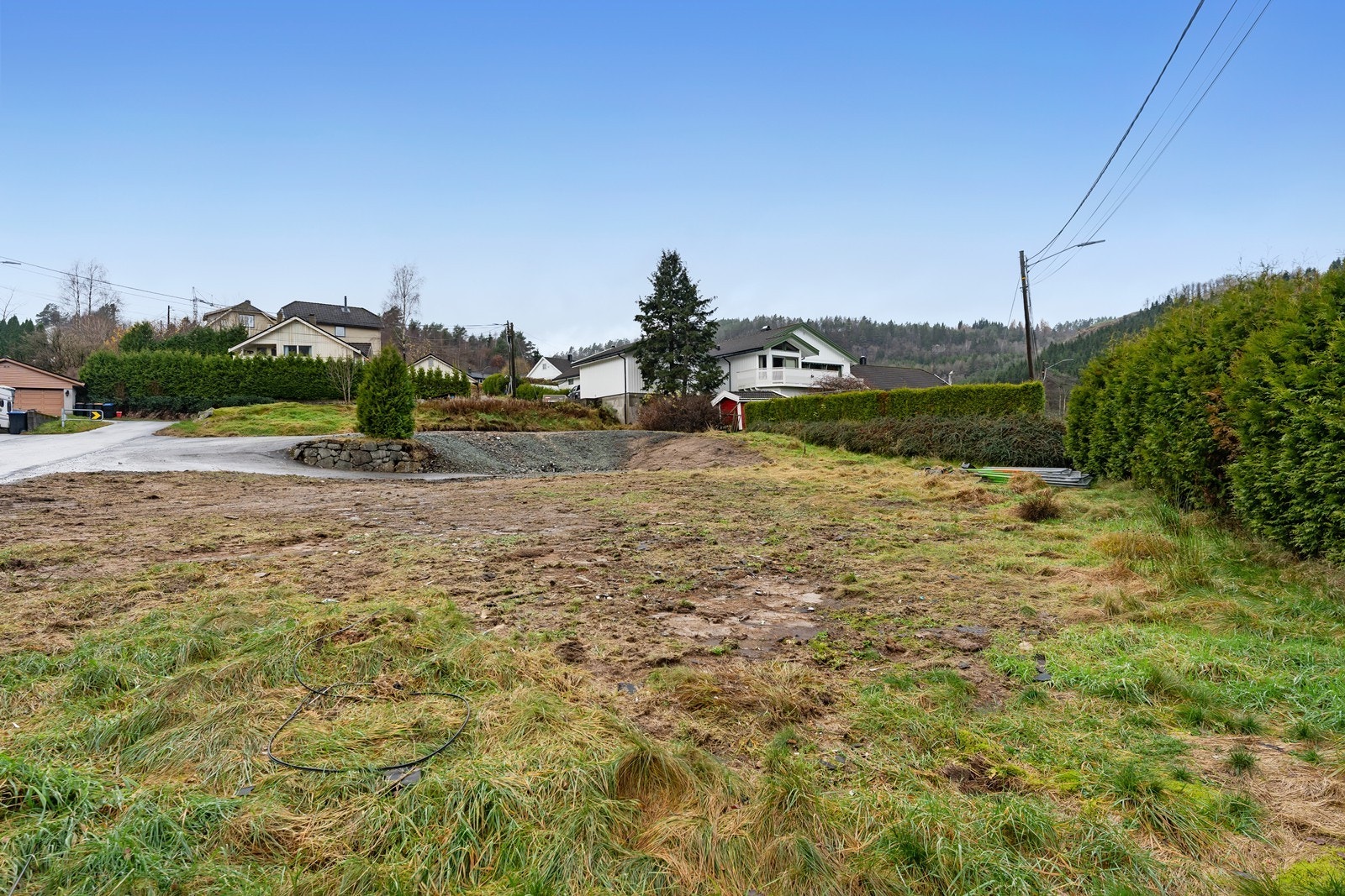 Hagen er delvis ferdig opparbeidet. Galleribilde