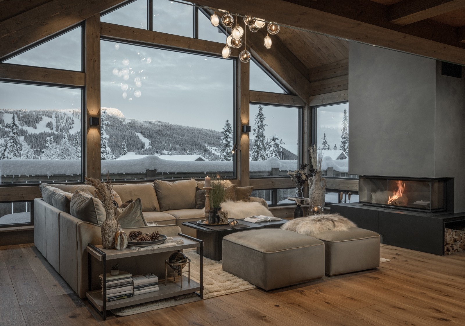 Eksklusiv laftehytte med sentral og attraktiv beliggenhet på Kvitfjell. Galleribilde