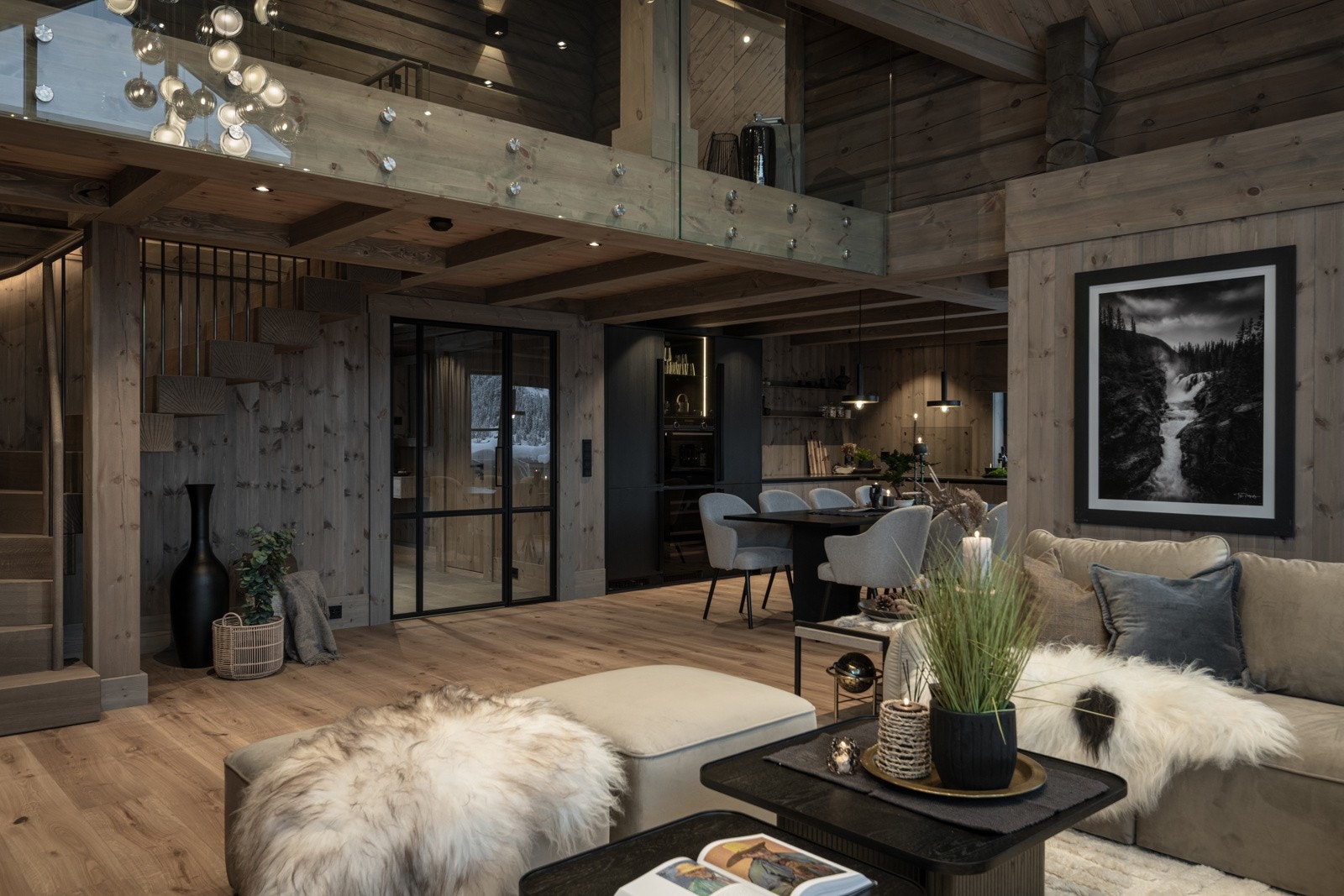 Eksklusiv laftehytte fra LHM, med flotte detaljer og kvalitet i alle ledd. Galleribilde