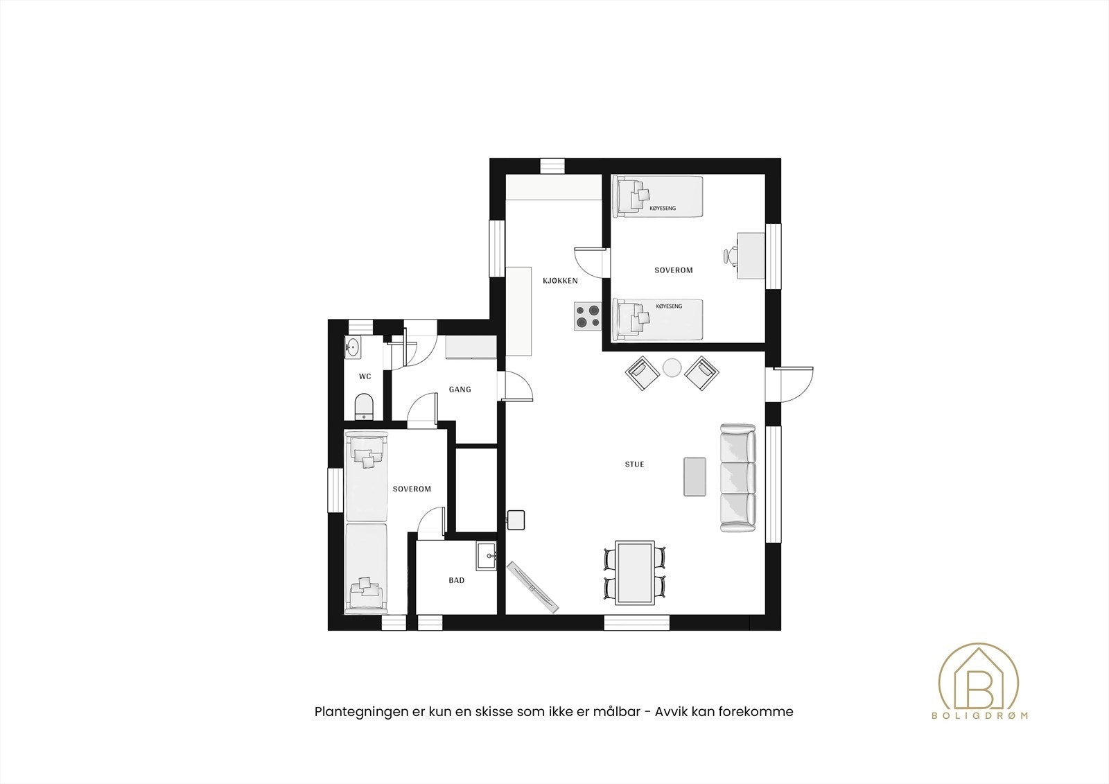 Plantegning. Galleribilde