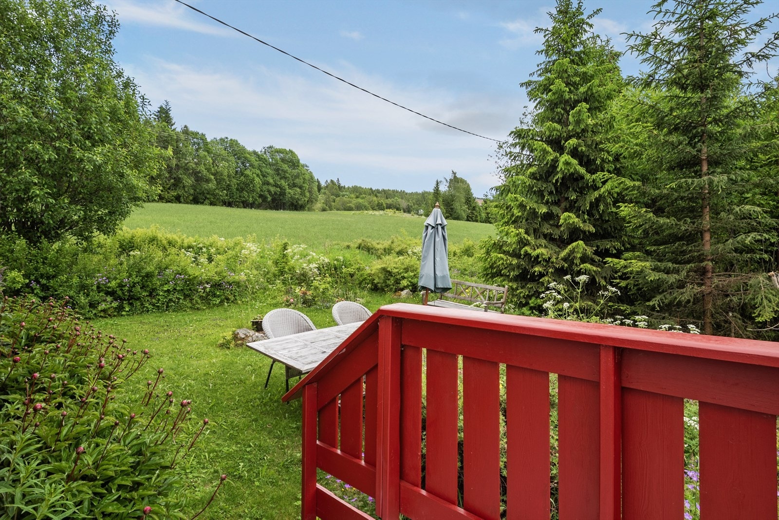 Trapp til hage. Galleribilde