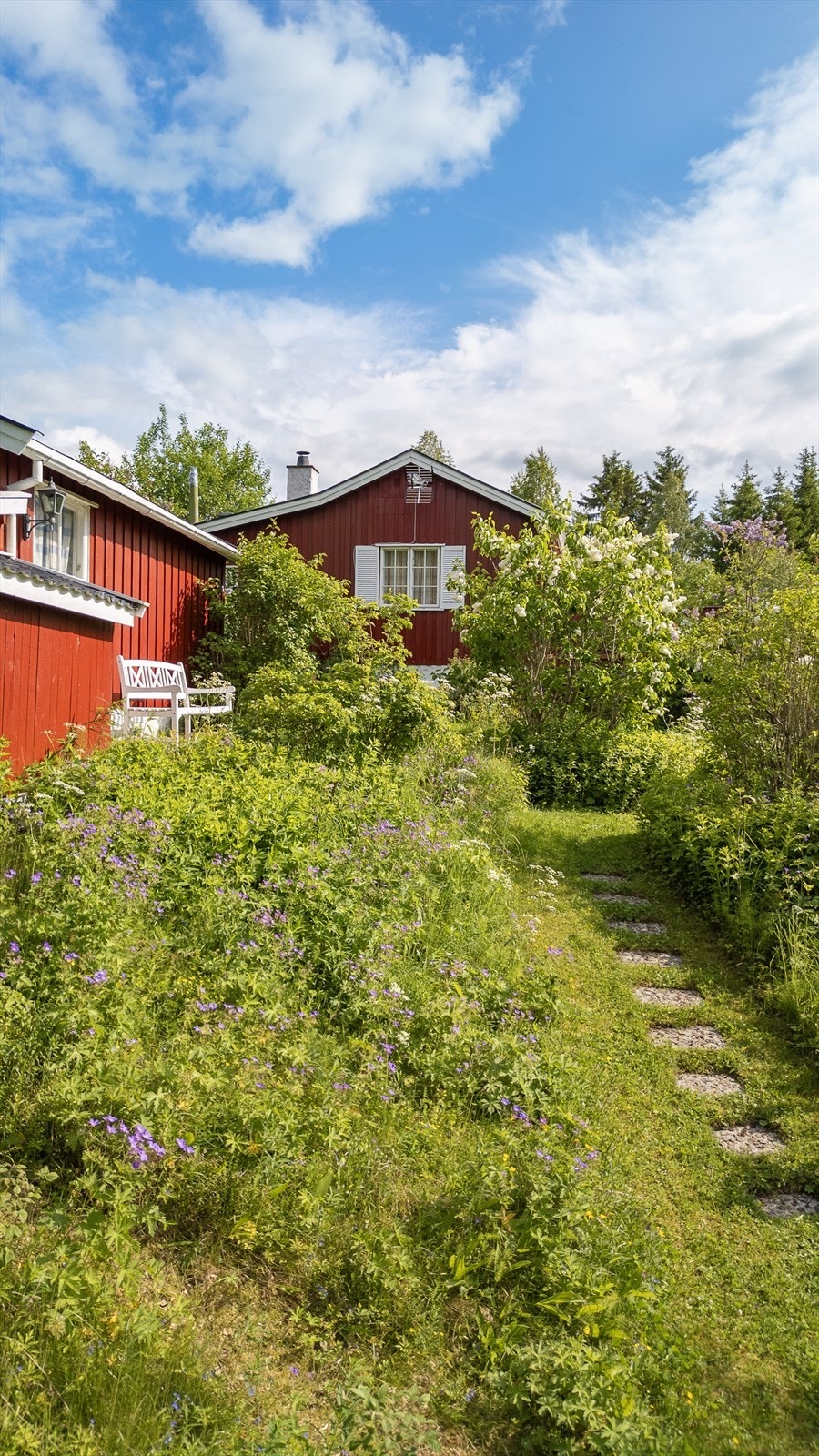 Pent opparbeidet hage, Galleribilde