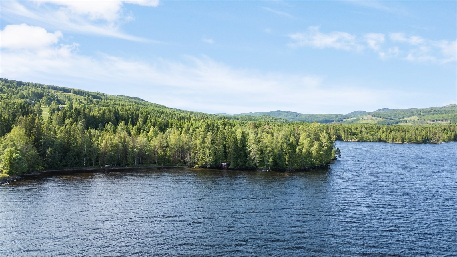 Bade- og fiskemuligheter ved Einavatnet. Galleribilde