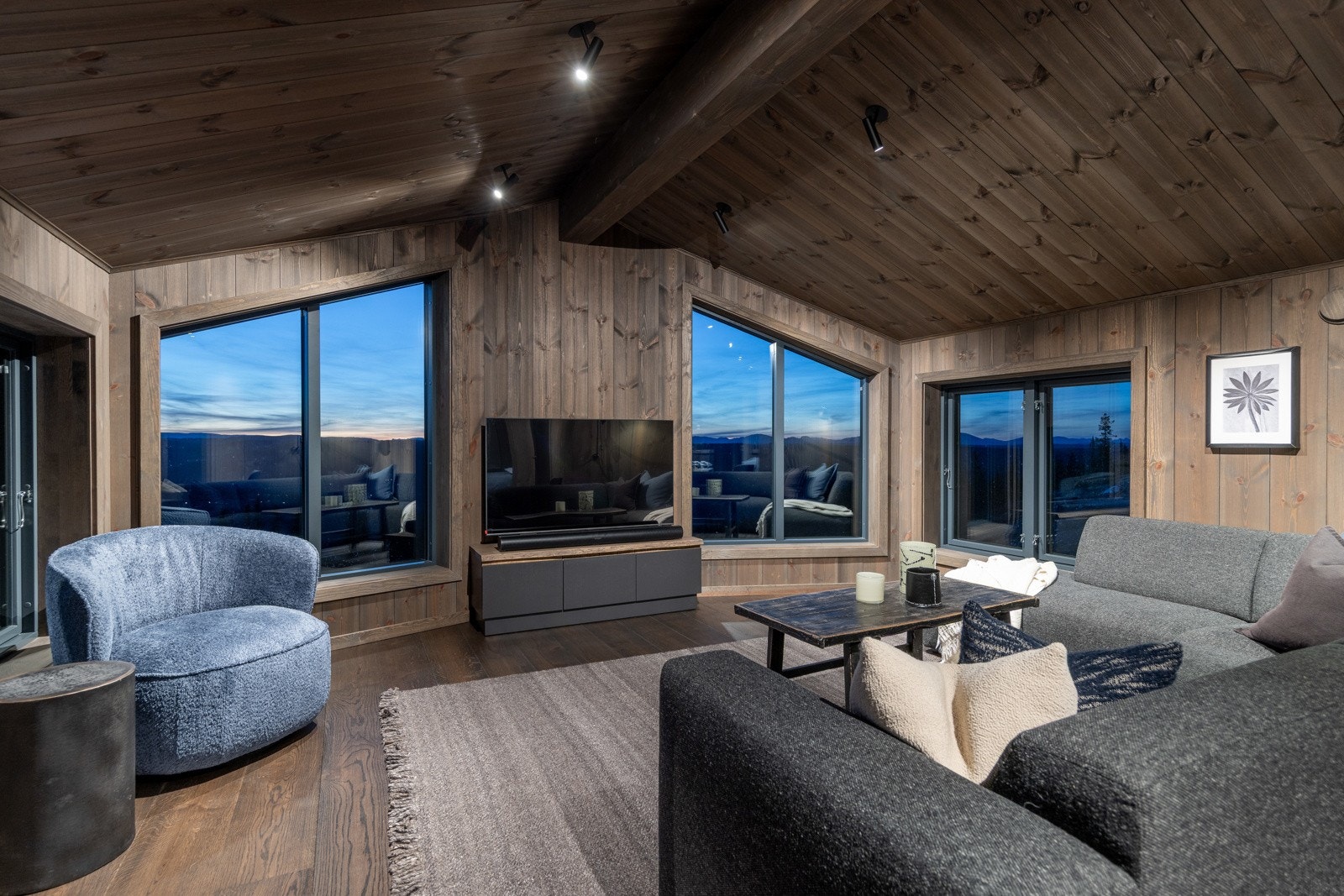 Oppstuen med hyttens desidert beste utsikt! Galleribilde