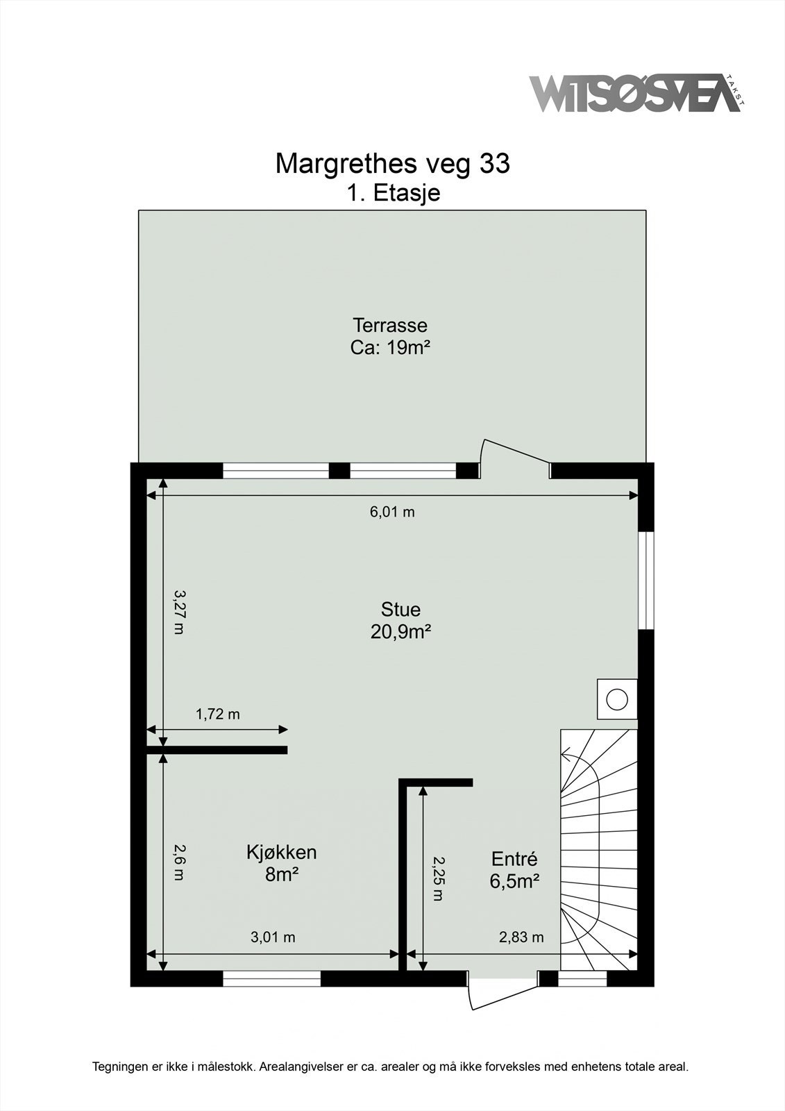Plantegning 1.etasje Galleribilde