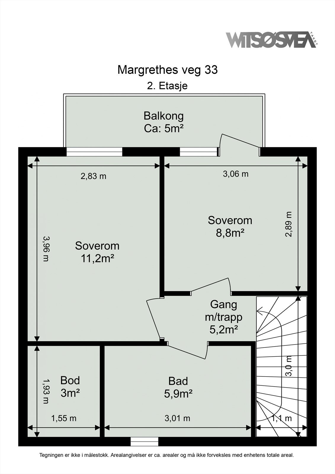 Plantegning 2.etasje Galleribilde