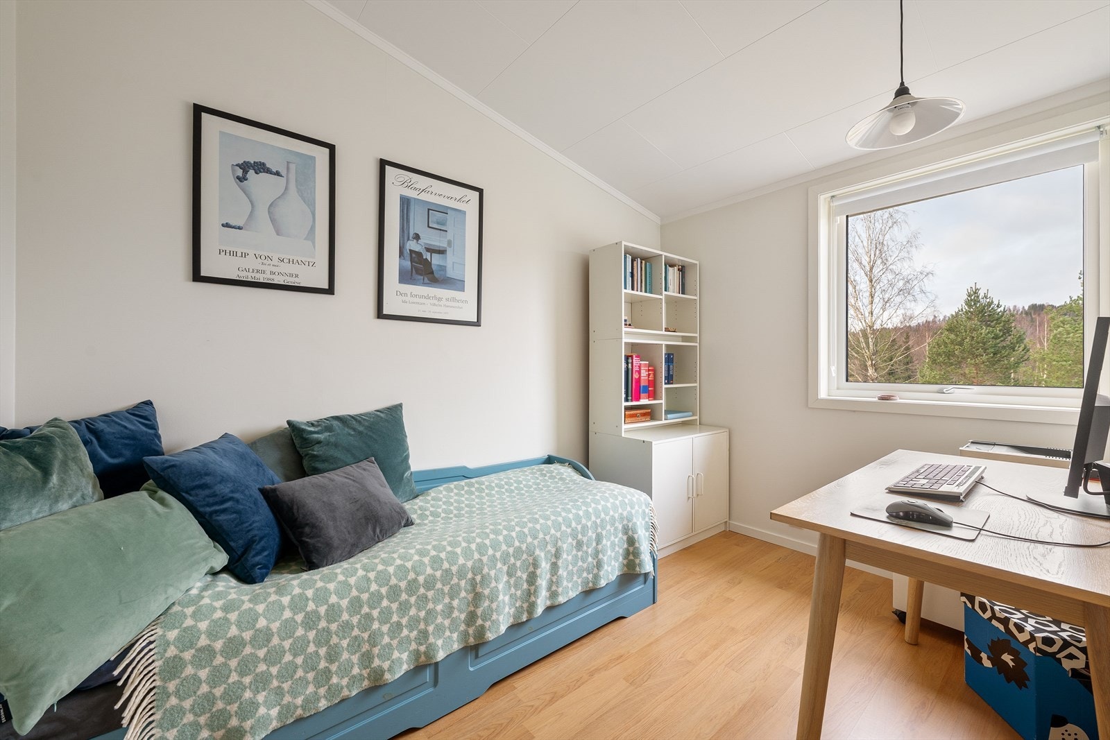 Rommene er velegnet både for barnefamilie, gjester og hjemmekontor Galleribilde