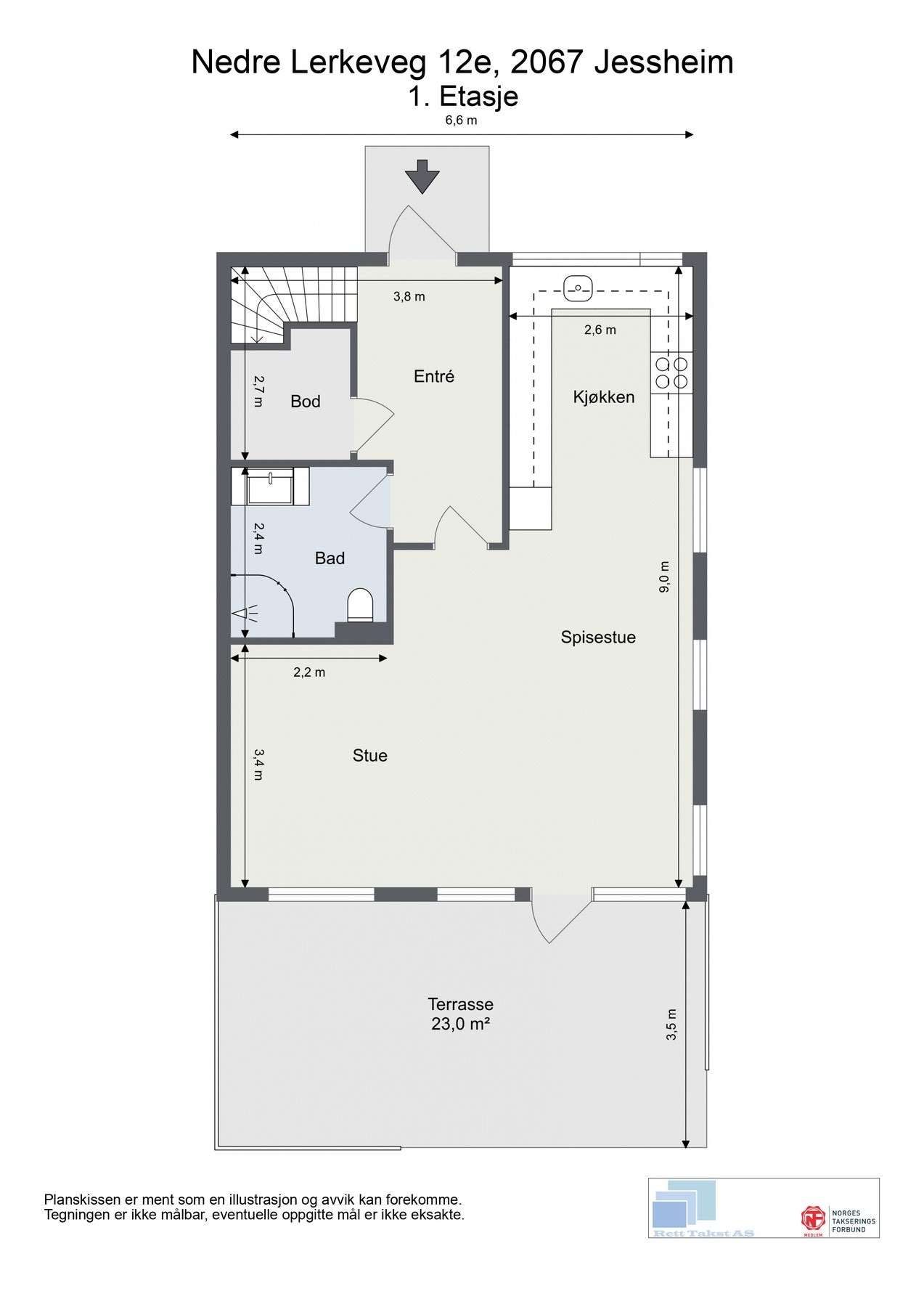 Plantegning 1. etasje. Galleribilde