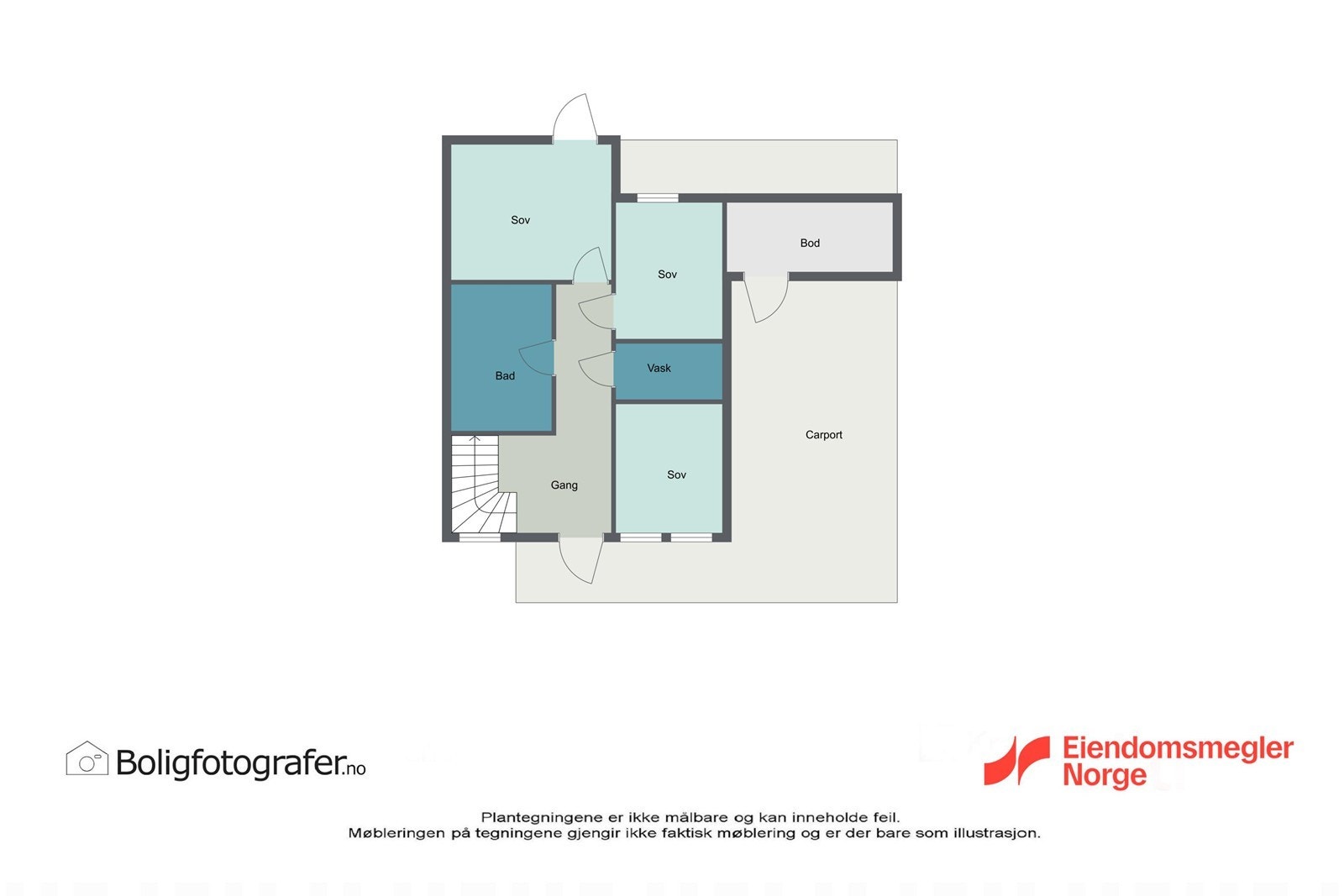 Plantegning 1.etg Galleribilde