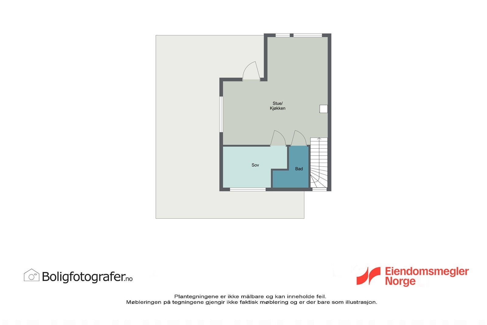 Plantegning 2.etg Galleribilde