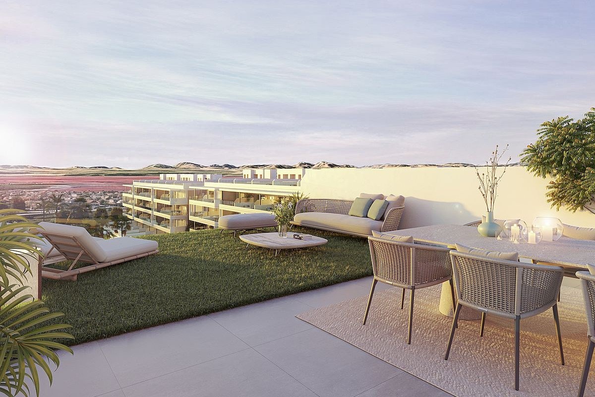 Penthouse leilighetene har takterrasse Galleribilde