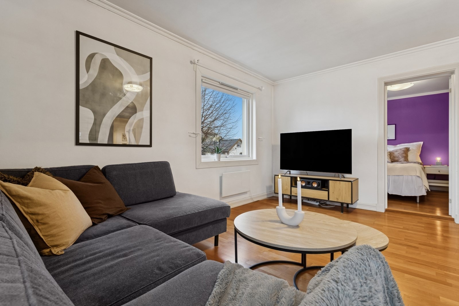 Stream gullrekka via Altibox-abonnementet som er inkludert i fellesutgiftene. Galleribilde