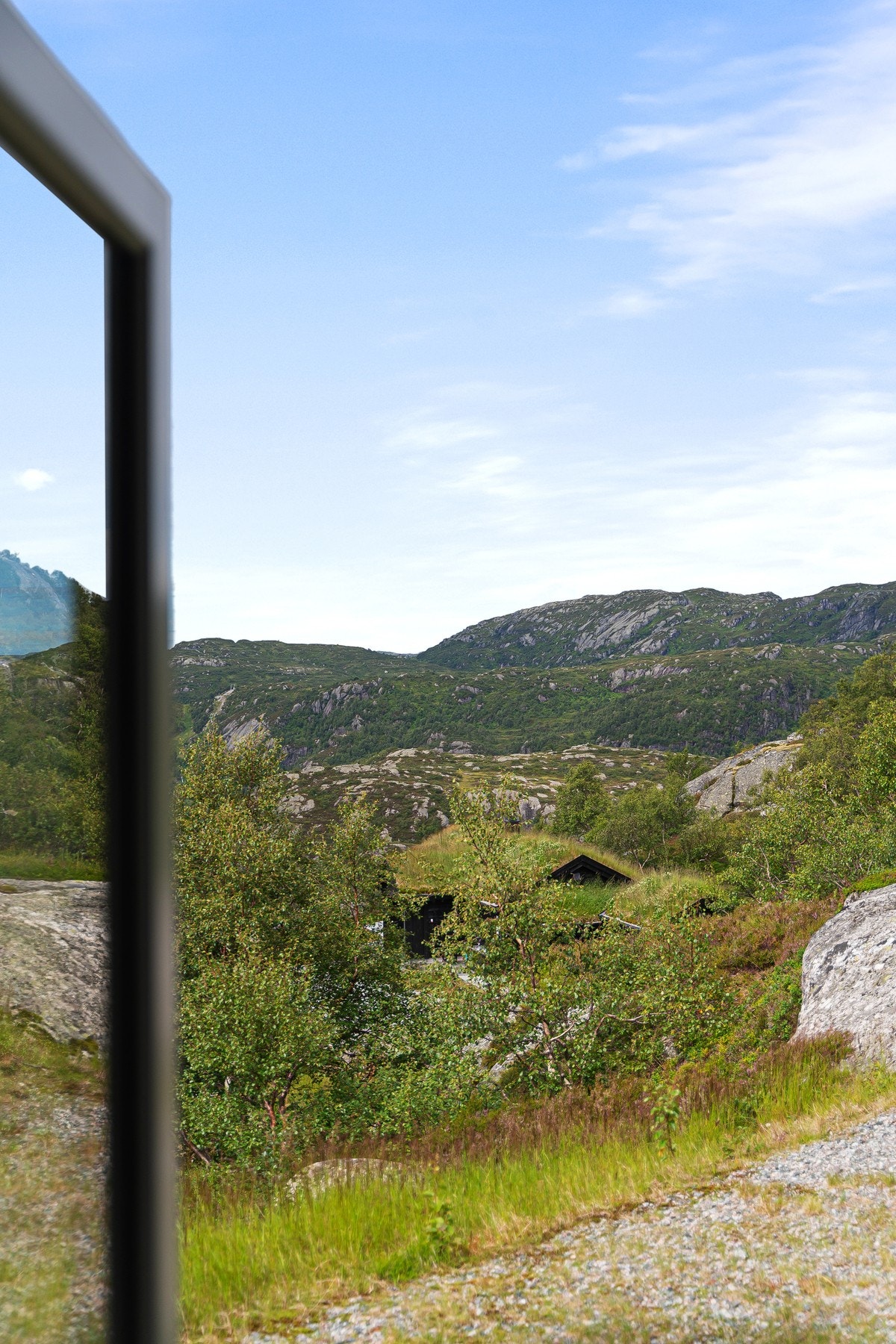 Utsikt fra kjøkkenet. Galleribilde