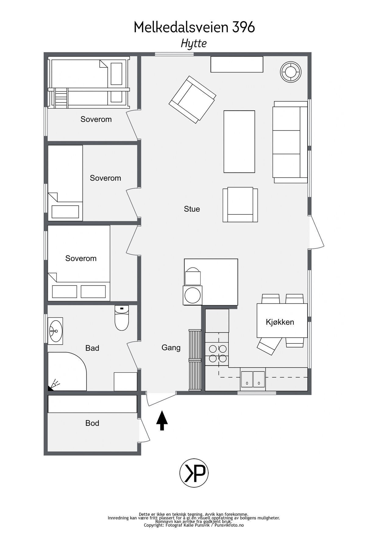 Plantegning Galleribilde