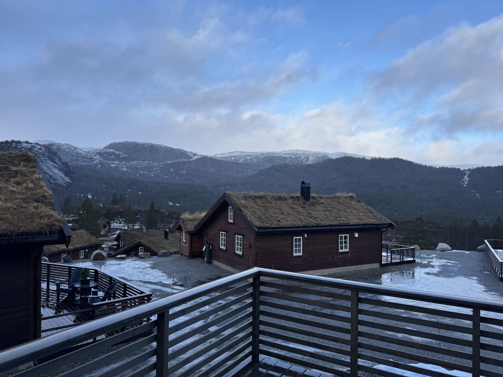 Utsikt fra hytten. Galleribilde