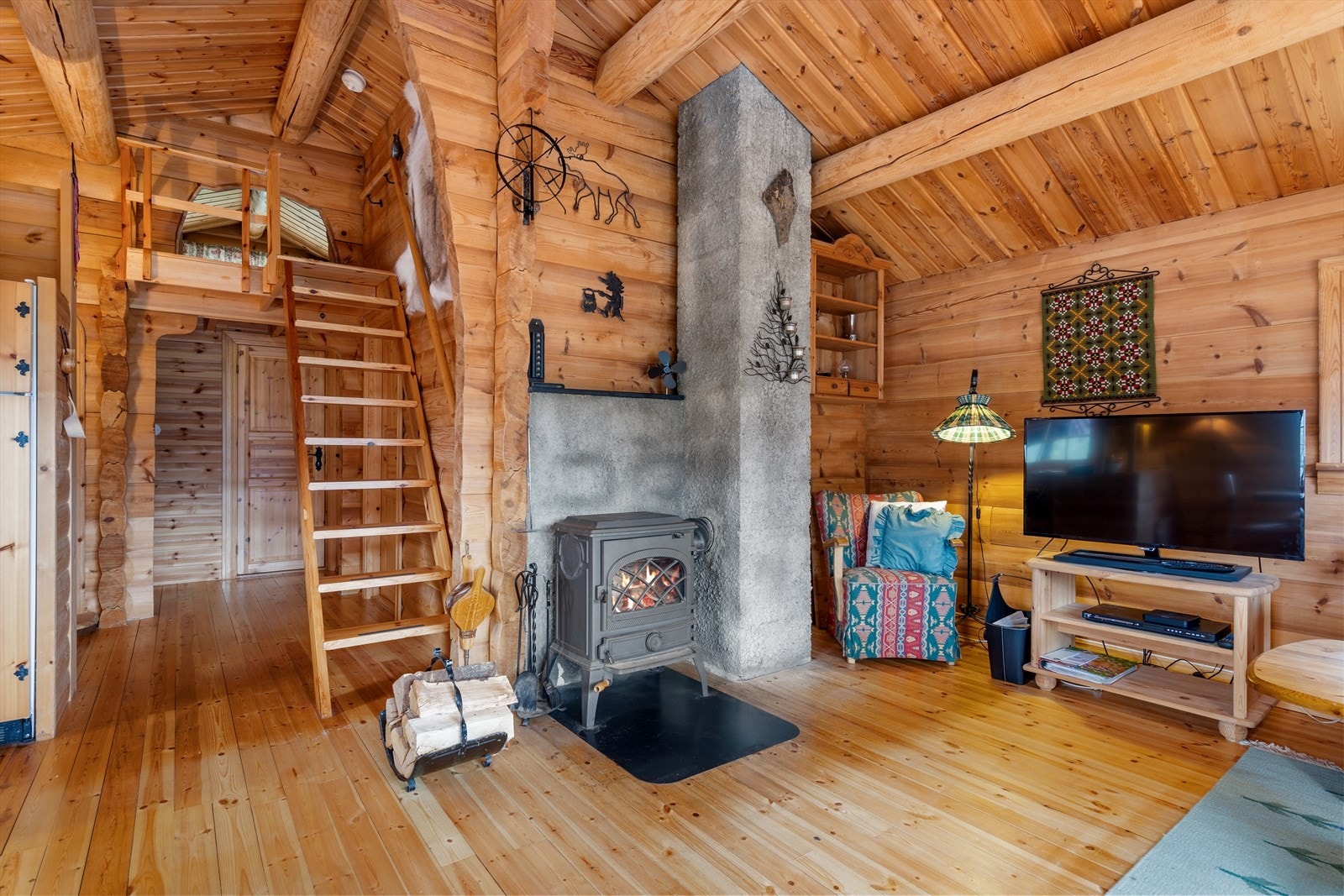 Flotte tømmerdetaljer Galleribilde