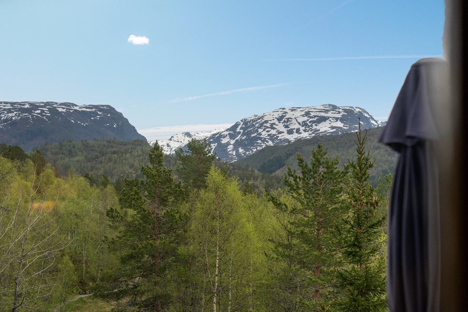 Utsikt fra stue Galleribilde