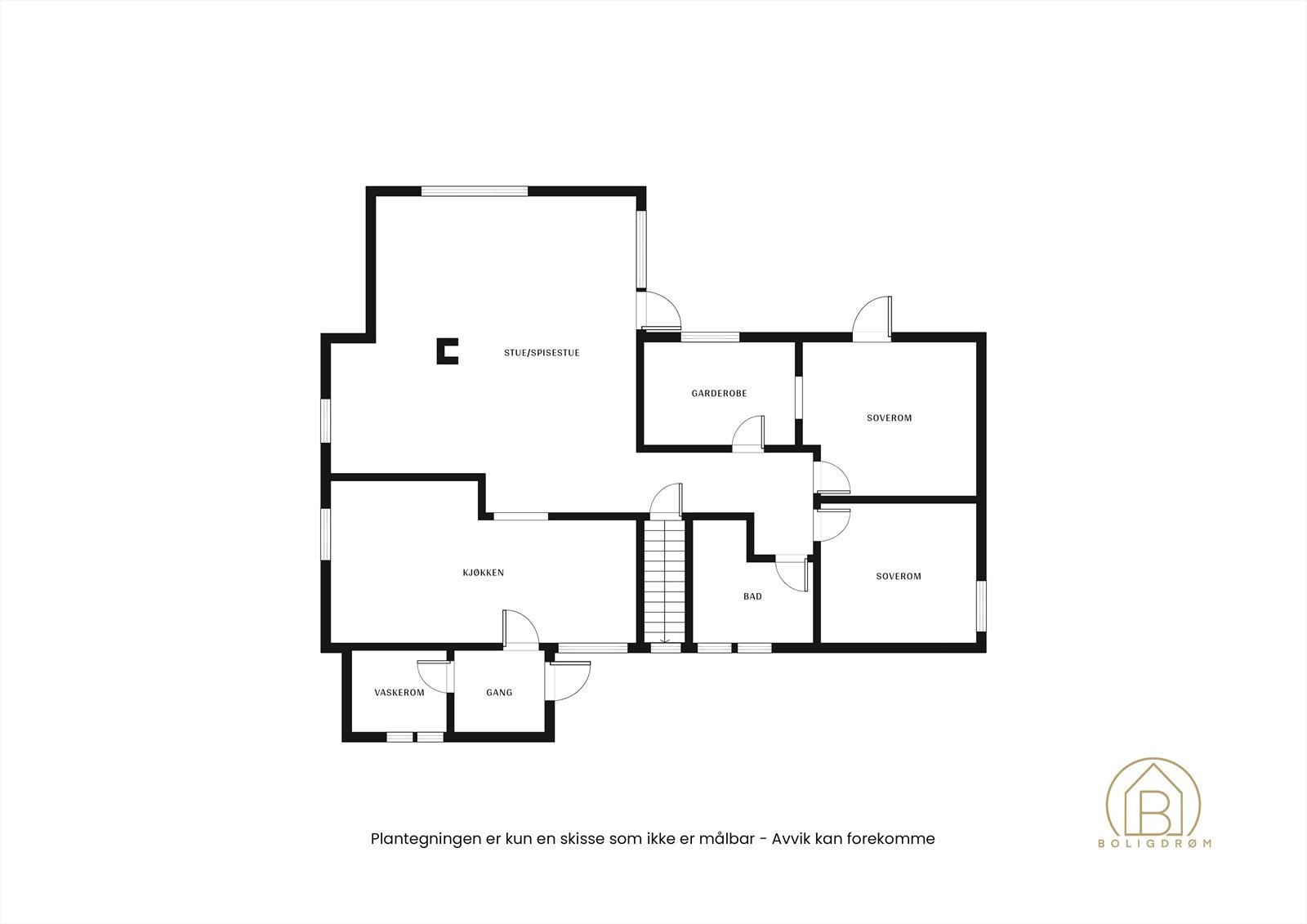 Plantegning hovedplan. Galleribilde