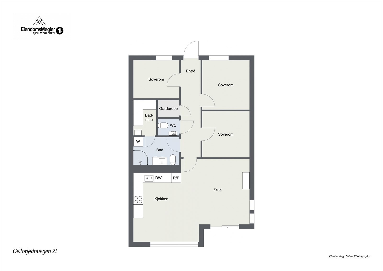 Plantegning Galleribilde