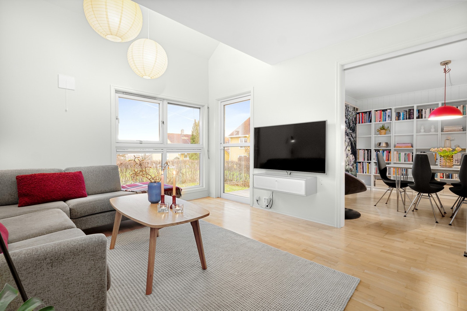 Vindusflatene gir godt med lysinnslipp. Galleribilde