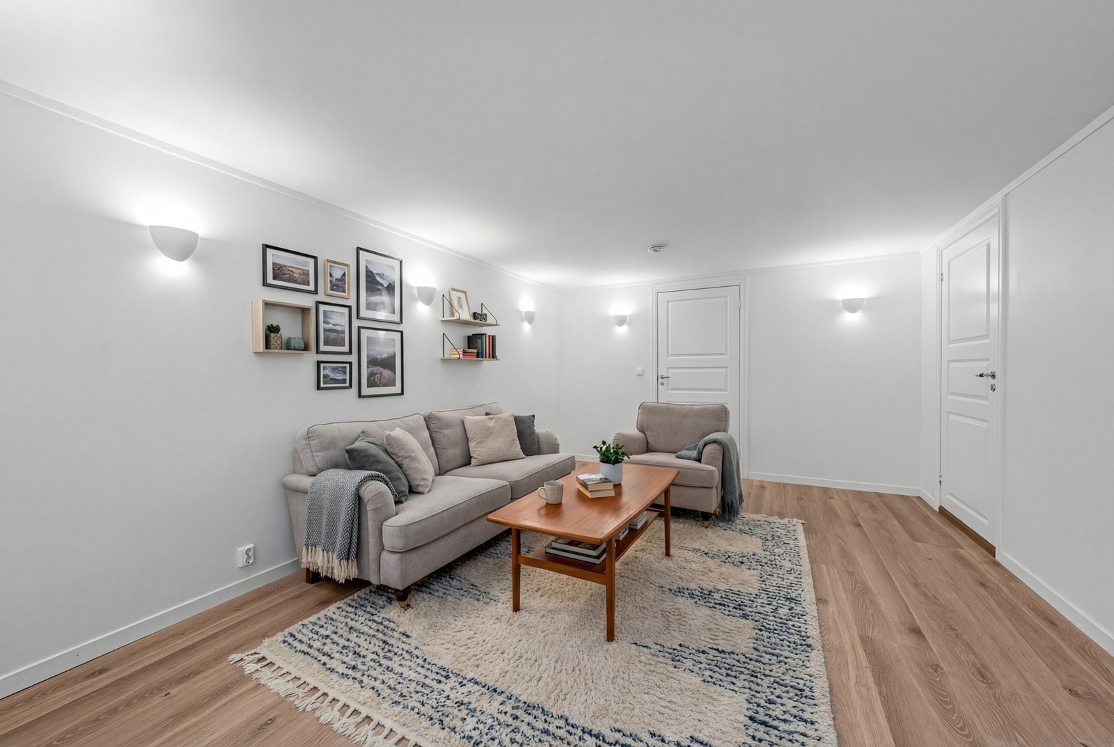 Digitalt møblering av disponibelt rom Galleribilde