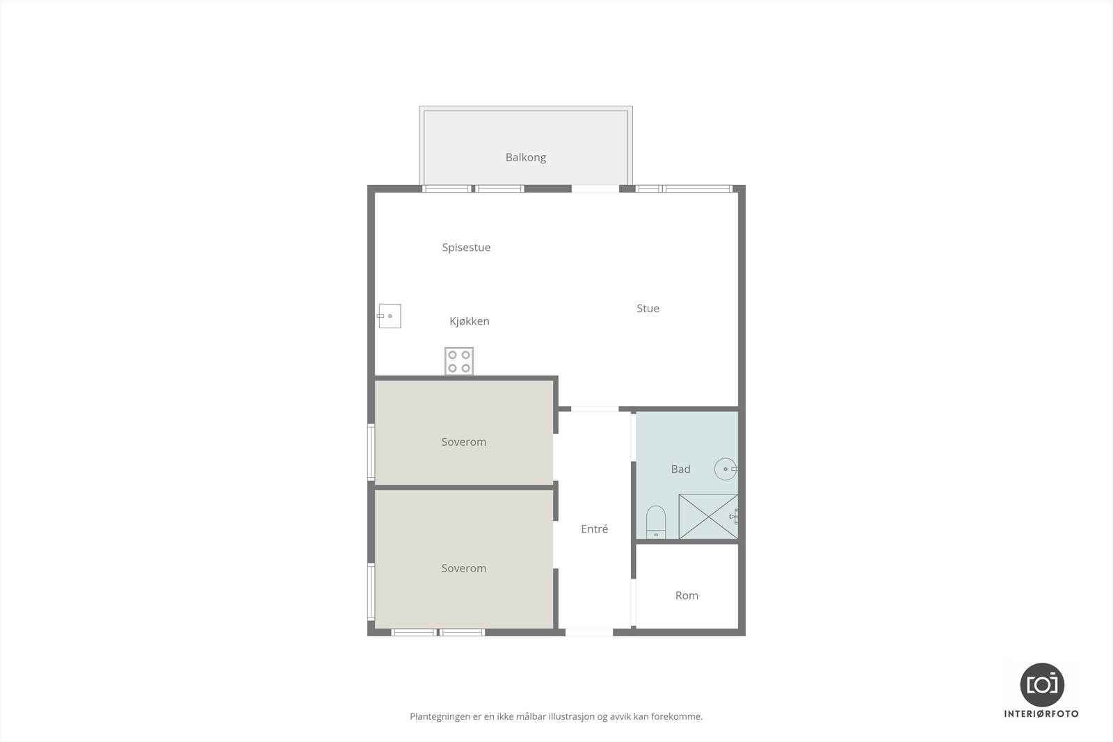 Plantegning Galleribilde