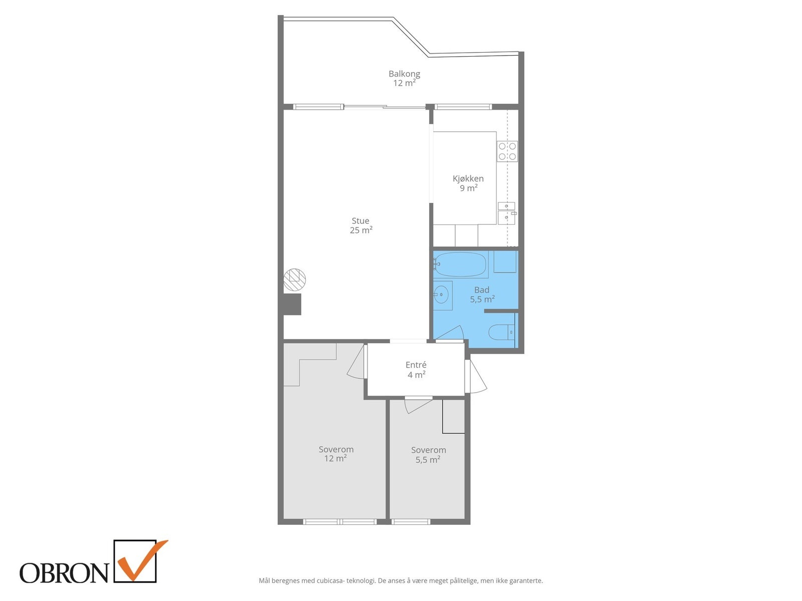 Planskisse 3. etasje. Galleribilde