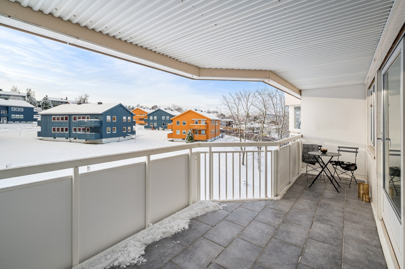 Stor balkong på hele 12 m². Galleribilde