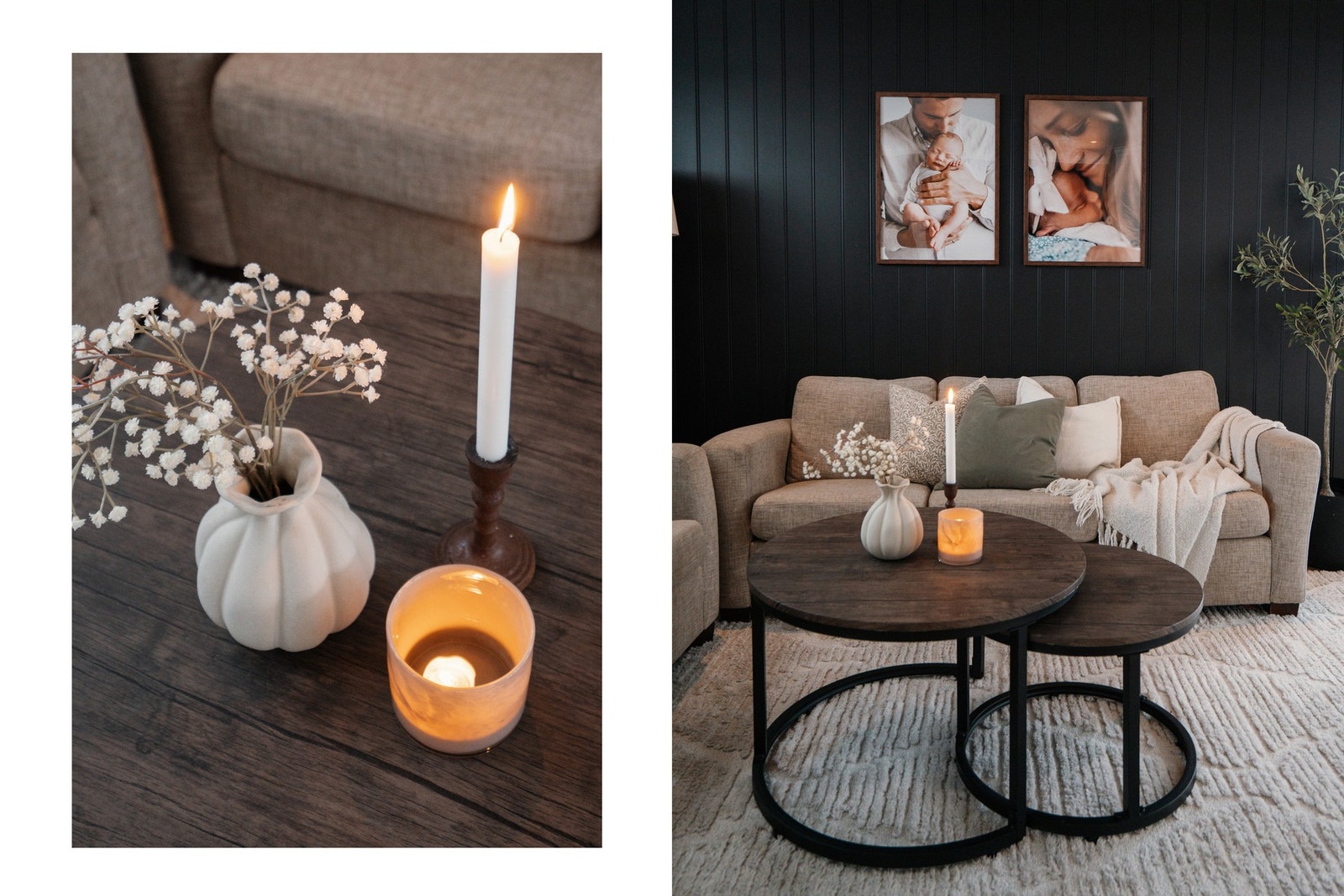 Detalj, stue Galleribilde