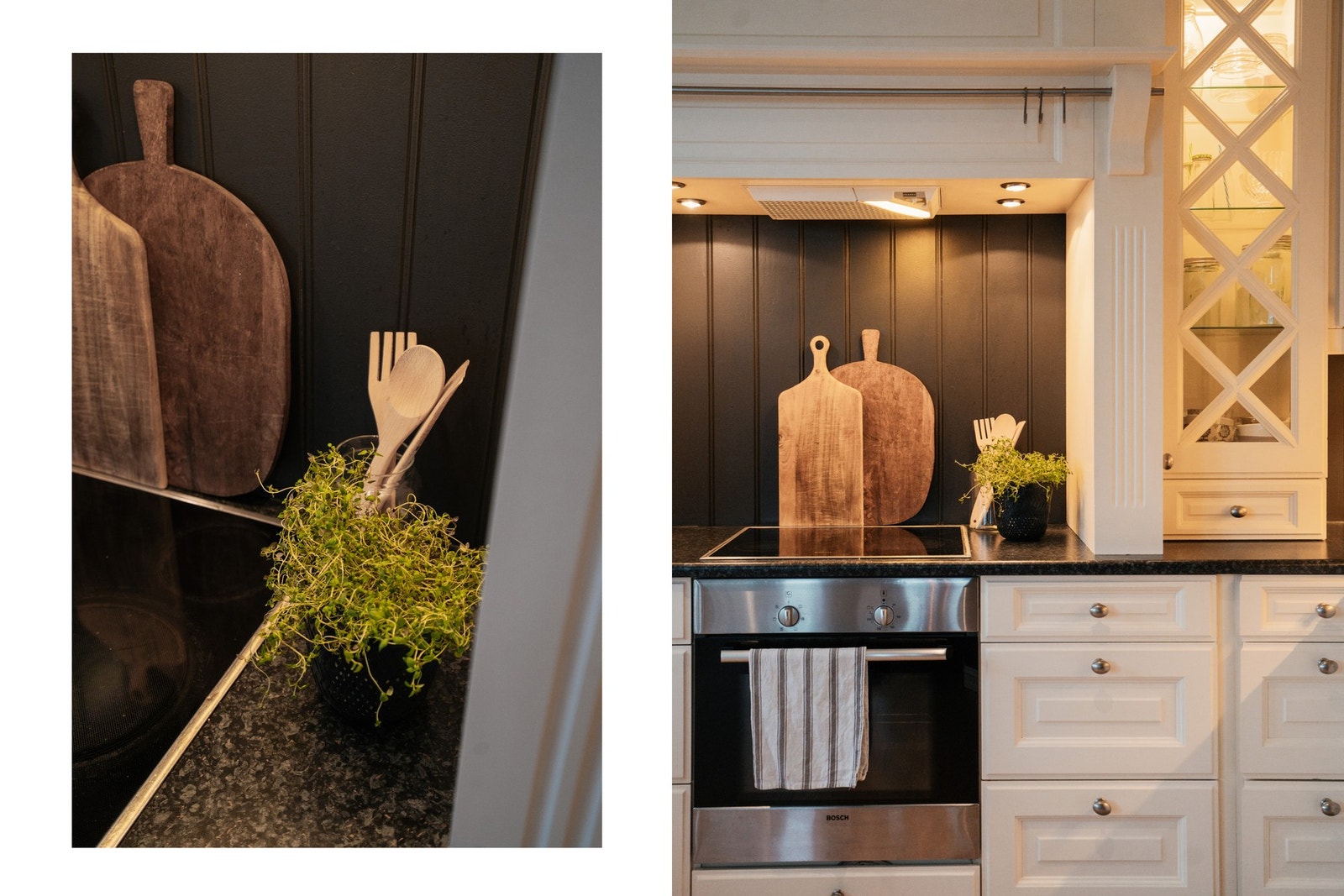 Videre er det montert kjøkkenventilator med avtrekk ut Galleribilde