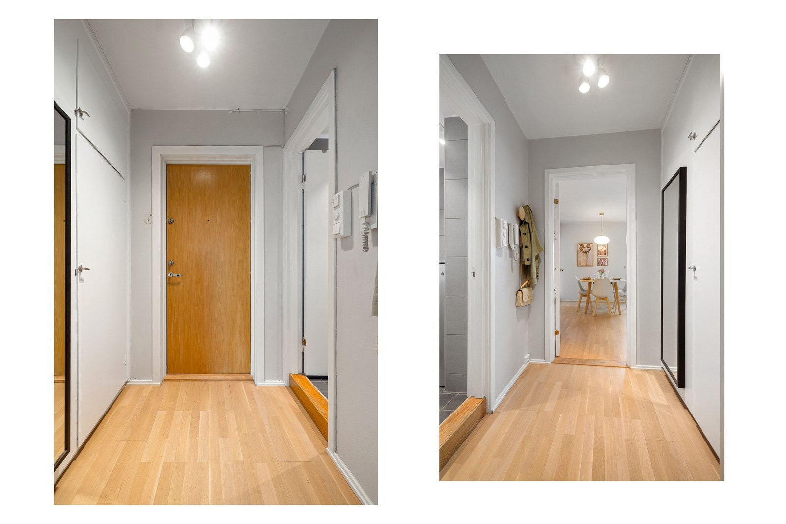 Entré med integrert skap. Galleribilde